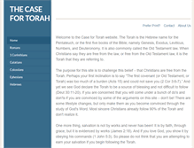 Tablet Screenshot of casefortorah.com